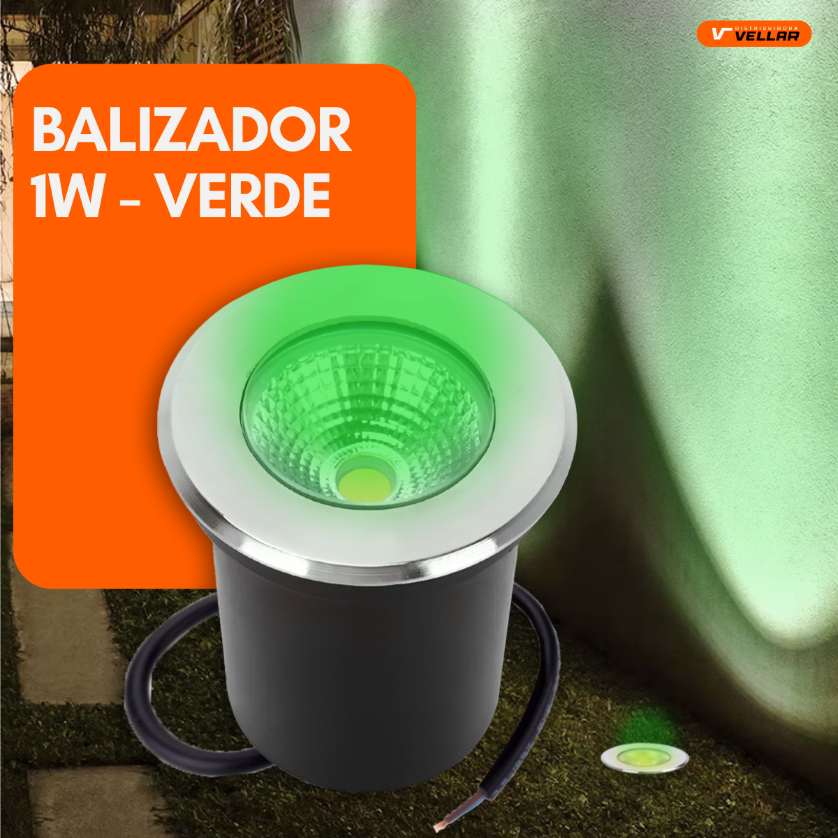 Balizadores de solo/ 1w 3w 5w 7w